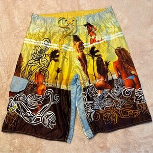 Bikini Lad Board Shorts M